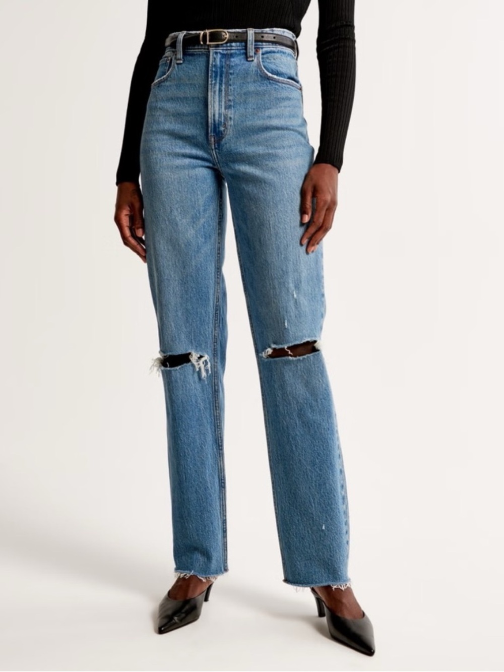 Abercrombie & Fitch 90s Straight Ultra High Rise